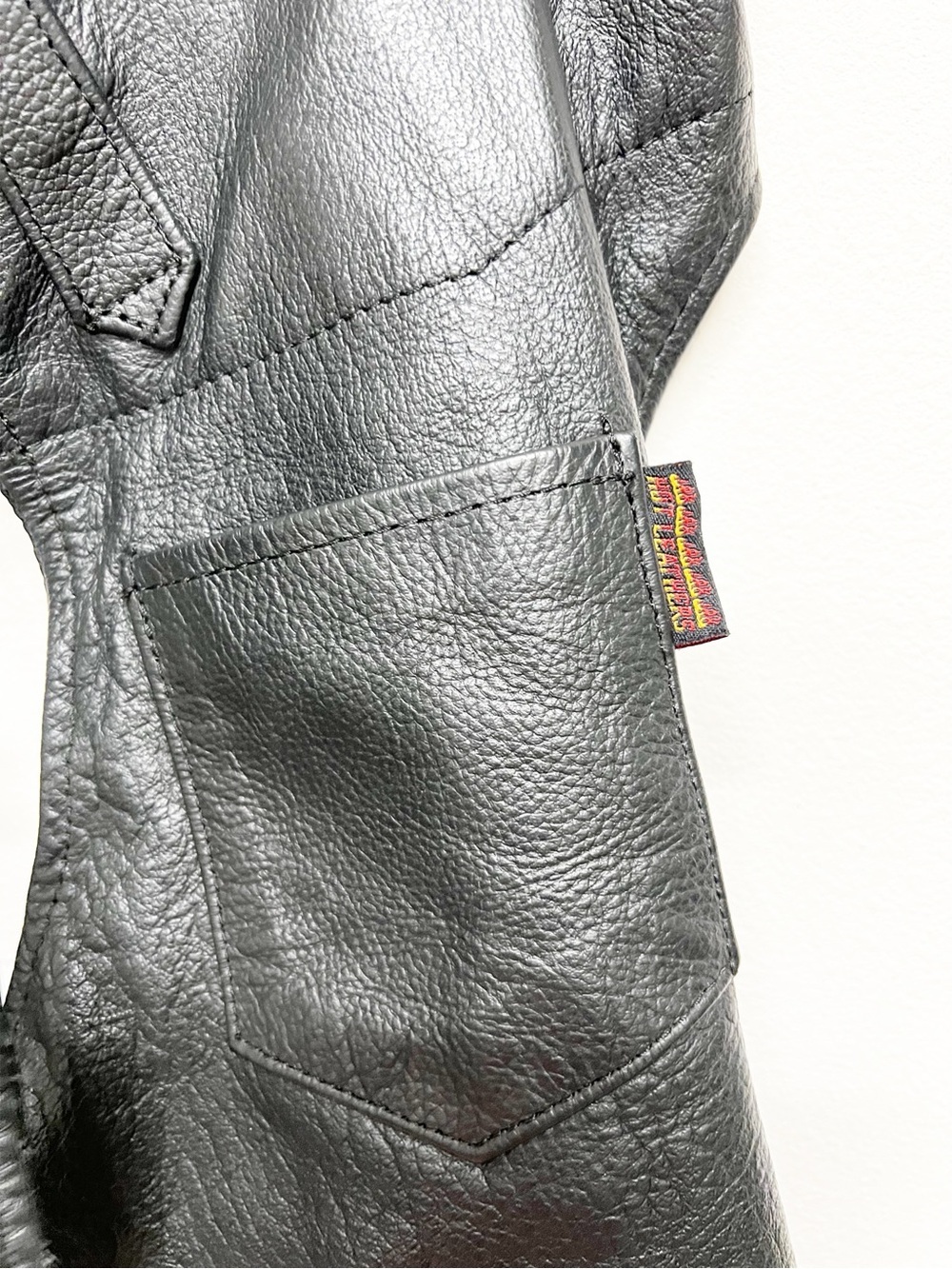 Hot Leathers Unisex CHM1005 Black Motorcycle Biker Fully Lined Leather Chaps XL - Picture 5 of 14